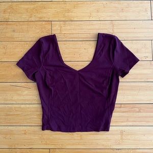 Lululemon Align T-Shirt - Dark Wine - size 6